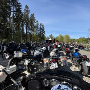 Motorradtreffen am Marienberger Rätzteich